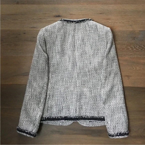 J.Crew chain detail tweed blazer jacket size 4